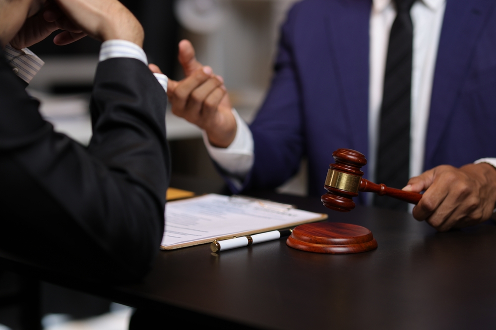 Businessman is stressed and depressed after judgment and filed for legal bankruptcy.